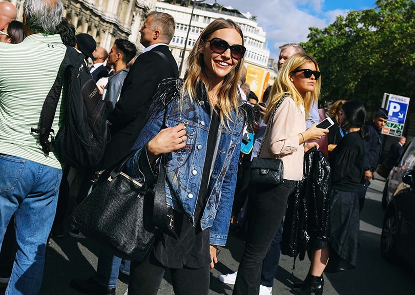 Street Style: лучшие образы на Неделе моды в Париже. Саша Пивоварова